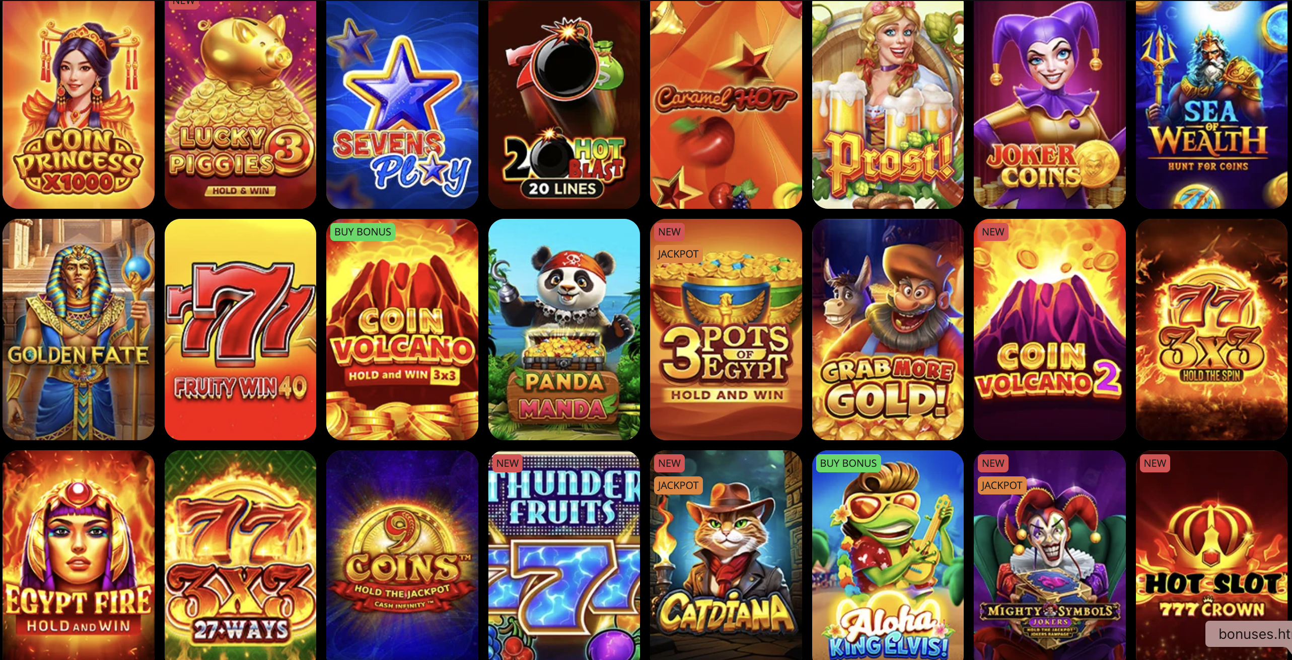 Типы игровых автоматов онлайн